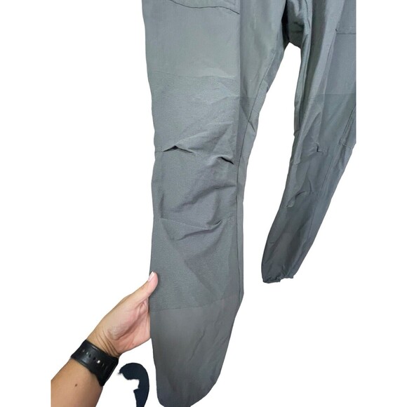 REI COOP Pants Women 8 Green Screen line Technical Nylon Stretch Hiking Climbing - Picture 3 of 16